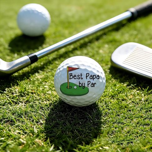 for Men Dad Papa, Funny Birthday Gift for Dad Father Golfers Daddy Papa from Daughter Son, Best Papa by Par Golf Ball Golf Accessories Tabletop Display Stand Decor in Saudi Arabia