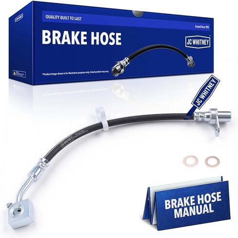 JC Whitney JFBAJCWBHH00153 Front Left Brake Hydraulic Hose - Compatible with Ram 1500 2011-2018, 1500 Classic 2019, Dodge Ram 1500 2006-2010 in Kuwait