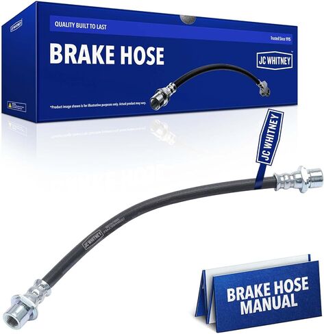 JC Whitney JFBAJCWBHH00375 Brake Hydraulic Hose - Compatible with Toyota Tacoma 05-19, 4Runner 96-02, Tundra 00-06, Sequoia 01-07, Paseo 92-99, Prius C 12-19, Tercel 91-99, Yaris 06-19 in Kuwait