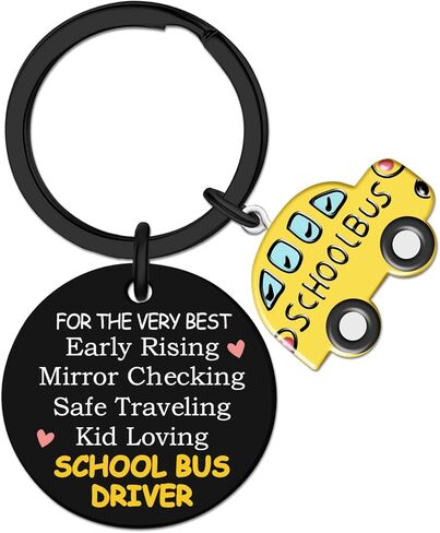 Bus Driver Appreciation Gifts Best Bus Driver Gift Thank My Drivers Keychain Birthday Retirement Gift Ideas Key Ring Christmas Stocking Stuffer Ideas For Men Gifts For Drivers in Kuwait