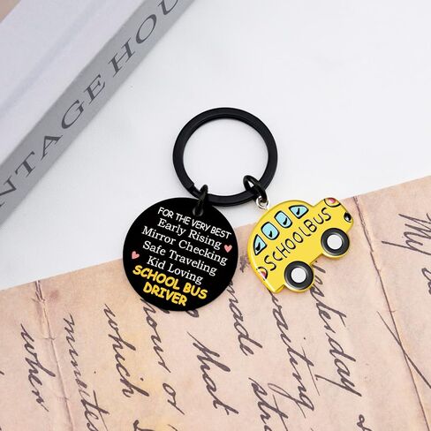 Bus Driver Appreciation Gifts Best Bus Driver Gift Thank My Drivers Keychain Birthday Retirement Gift Ideas Key Ring Christmas Stocking Stuffer Ideas For Men Gifts For Drivers in Kuwait