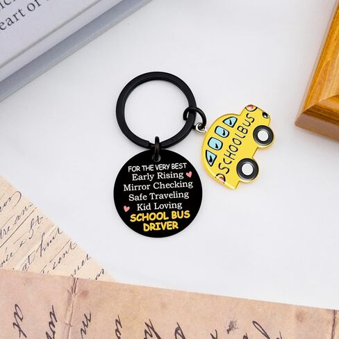 Bus Driver Appreciation Gifts Best Bus Driver Gift Thank My Drivers Keychain Birthday Retirement Gift Ideas Key Ring Christmas Stocking Stuffer Ideas For Men Gifts For Drivers in Kuwait