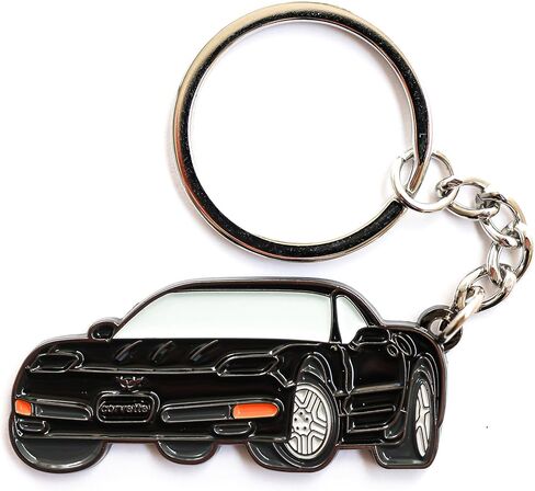 Metal Kechain for C5 Corvette, C5 Vette Accessories, Vette Keychain, 97-04 Vette Keychain, Corvette Gifts in Saudi Arabia