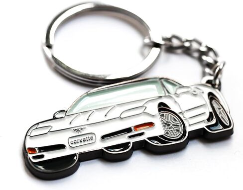 Metal Kechain for C5 Corvette, C5 Vette Accessories, Vette Keychain, 97-04 Vette Keychain, Corvette Gifts in Kuwait
