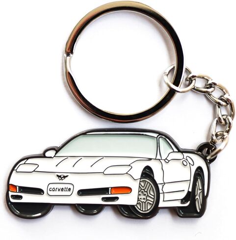 Metal Kechain for C5 Corvette, C5 Vette Accessories, Vette Keychain, 97-04 Vette Keychain, Corvette Gifts in Kuwait
