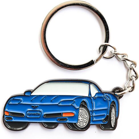 Metal Kechain for C5 Corvette, C5 Vette Accessories, Vette Keychain, 97-04 Vette Keychain, Corvette Gifts in Kuwait