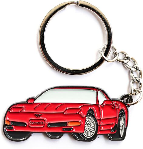 Metal Kechain for C5 Corvette, C5 Vette Accessories, Vette Keychain, 97-04 Vette Keychain, Corvette Gifts in Kuwait
