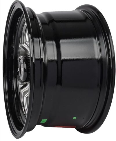 عجلة JEGS SSR سبايك 15 × 8 | 5 × 4.75 بوصة. تباعد نمط مسمار العجلة | +27 ملم إزاحة | 5.5 بوصة مسافة خلفية | أسود لامع مع لمسات بارزة مطحونة | 3.27 بوصة تتحمل المركز in Kuwait