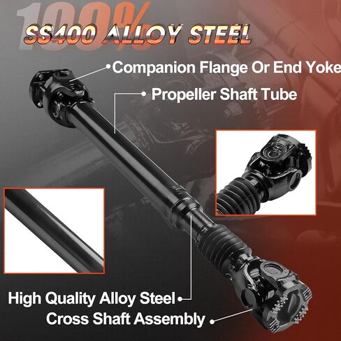 Front Drive Shaft Fit for Dodge Ram 2500, Ram 3500 2005-2010 & Ram 2500, 3500 2011-2013, 4WD Manual Transmission, Prop Shaft Driveshaft Assembly Replace# 52853143AE, 52123111AA in Kuwait