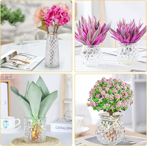200,000 Clear Beads for Vases, Transparent Vase Filler, Christmas Decoration, Wedding Centerpiece, Floating Candles, Floral Decoration in Kuwait