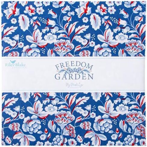 مجموعة رايلي بليك من Freedom Garden من My Mind’s Eye، نسيج اللحف الفاخر، مثالي لخياطة اللحف والحرف اليدوية ومشاريع الخياطة والمزيد... (مكدس مقاس 10 بوصات) in Kuwait