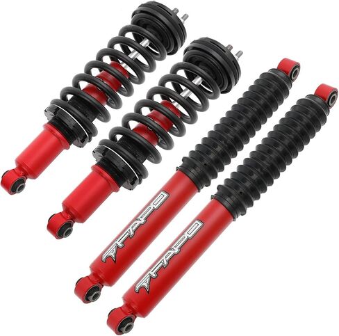 Front and Rear Complete Shock Absorbers Compatible With Nissan Frontier 2005-2022 2.5-3.5" Lift 4Pcs Set in Saudi Arabia