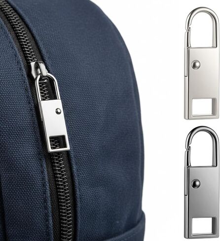 cobee 24Pcs Zipper Pull, Zipper Pull Replacement, Metal Zippers Repair Tab Zippering Head Replacement, Zippers Pulls Charm for Luggage, Backpacks, Jackets, Handbags(Style A) in Kuwait
