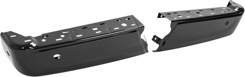 ALMULOO Rear Bumper End Cap Compatible with 2021-2023 Ford F150 ML3Z17906JAPTM Rear Bumper Protector Cover Replacement for FO1102398 Steel Electrophoresis Primed Black Pair in Kuwait
