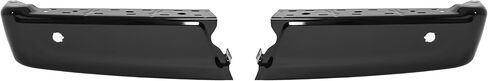ALMULOO Rear Bumper End Cap Compatible with 2021-2023 Ford F150 ML3Z17906JAPTM Rear Bumper Protector Cover Replacement for FO1102398 Steel Electrophoresis Primed Black Pair in Kuwait