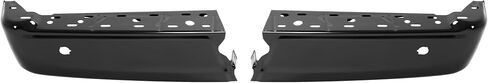 ALMULOO Rear Bumper End Cap Compatible with 2021-2023 Ford F150 ML3Z17906JAPTM Rear Bumper Protector Cover Replacement for FO1102398 Steel Electrophoresis Primed Black Pair in Kuwait