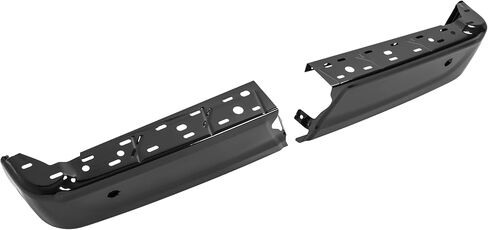 ALMULOO Rear Bumper End Cap Compatible with 2021-2023 Ford F150 ML3Z17906JAPTM Rear Bumper Protector Cover Replacement for FO1102398 Steel Electrophoresis Primed Black Pair in Kuwait