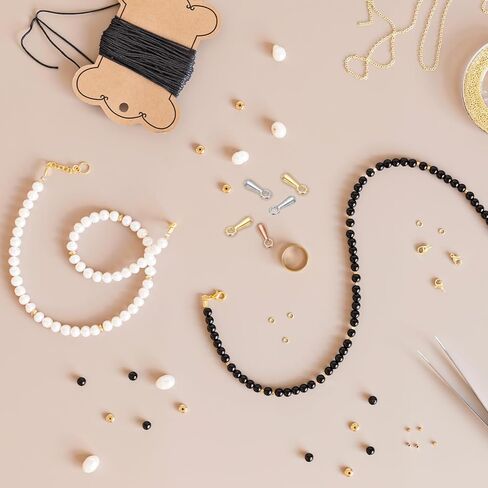 PATIKIL Extender Chain Teardrop, 400 Pcs Metal Tear Drop Dangle End Beads End Drop Charm Terminators for DIY Jewelry Findings Necklace Making Crafting Anklets, White in Kuwait