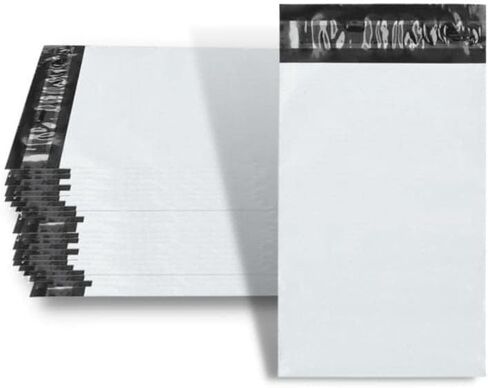 White Poly Mailers 7.5 x 10.5 Inch, 1000 Pack, 3 Mil, Shipping Bags for Clothing, Sturdy Shipping Envelopes, Strong Self Seal Mailing Bags for Small Business in Saudi Arabia