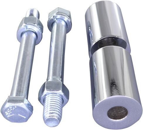 2'' Rise Handlebar Risers - 1-1/4'' Handlebars Clamp Brackets Fit For Harley Touring Sportster Softail (Chrome) in Kuwait