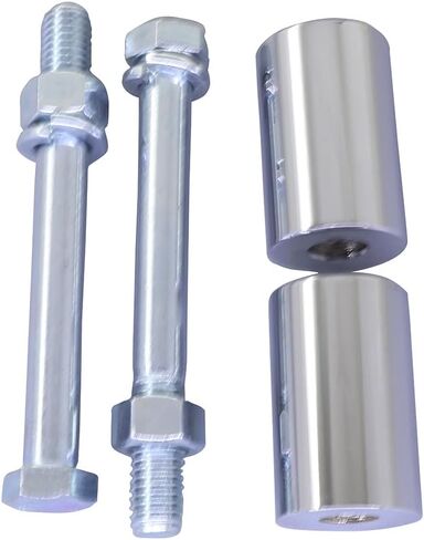 2'' Rise Handlebar Risers - 1-1/4'' Handlebars Clamp Brackets Fit For Harley Touring Sportster Softail (Chrome) in Kuwait
