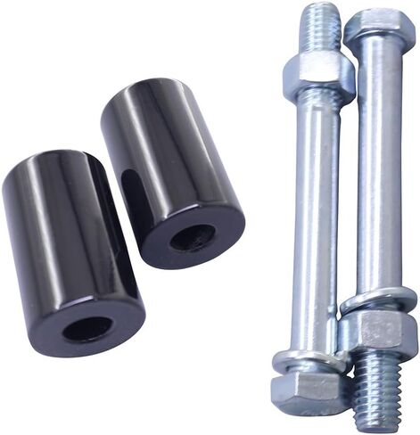 2'' Rise Handlebar Risers - 1-1/4'' Handlebars Clamp Brackets Fit For Harley Touring Sportster Softail (Chrome) in Kuwait