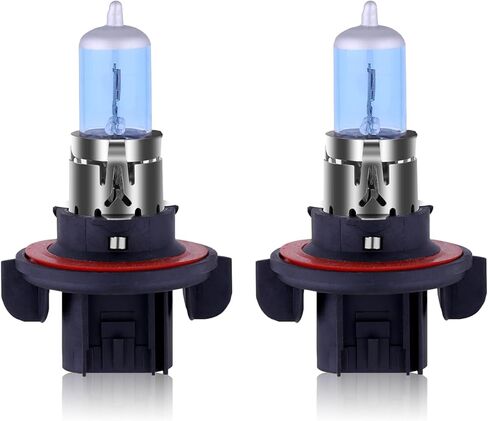 9008 H13 Halogen Headlight Bulb with Super White Light Long Life Replacement P26.4T 12V 55W/60W (2 Pack) in Saudi Arabia
