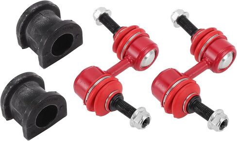 وصلات شريط التثبيت الأمامي مع 2 قطعة جلبة لهوندا CR-V 1997-2001 Sway Bar Link Kits تعليق بار نهاية الروابط رقم K90667/K90553 أحمر 1 Set in Kuwait