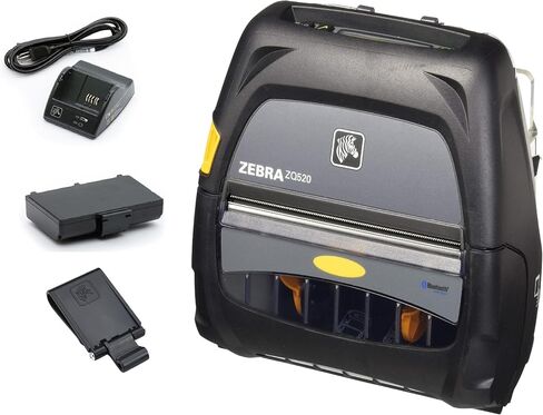 Zebra ZQ520 ZQ52-AUE0000-00 ZQ52-AUE0010-00 Thermal Printer Bluetooth with Battery and Charger (Renewed) in Kuwait