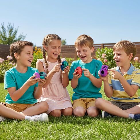 6 Pack 3D Printed Poseable Dragon Figures with Matching Eggs, Articulated Fidget Dragon Toy Set, Easter Basket Stuffers for Kids Teens, Dinosaur Party Favors Birthday Gifts in Saudi Arabia