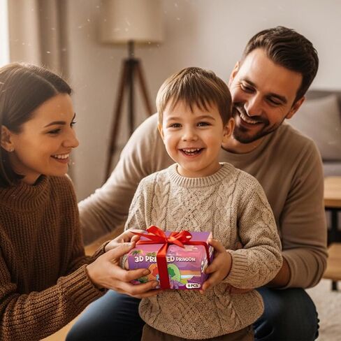 6 Pack 3D Printed Poseable Dragon Figures with Matching Eggs, Articulated Fidget Dragon Toy Set, Easter Basket Stuffers for Kids Teens, Dinosaur Party Favors Birthday Gifts in Saudi Arabia