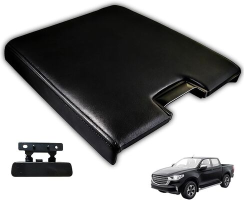 غطاء مسند ذراع وحدة التحكم المركزية باللون الأسود مع مزلاج متوافق مع 2007-2013 Chevy Tahoe Avalanche 2008-2014 Silverado GMC Yukon(XL) Sierra 1500 2500 3500 غطاء وحدة التحكم المركزية يستبدل 924835 in Kuwait