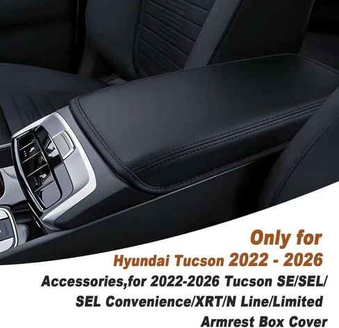 Armrest Cover for Hyundai Tucson Accessories 2022 2023 2024 2025 2026,Center Console Middle Lid Pad Protector for Tucson SE/SEL/SEL Convenience/XRT/N Line/Limited Interior Accessories in Saudi Arabia