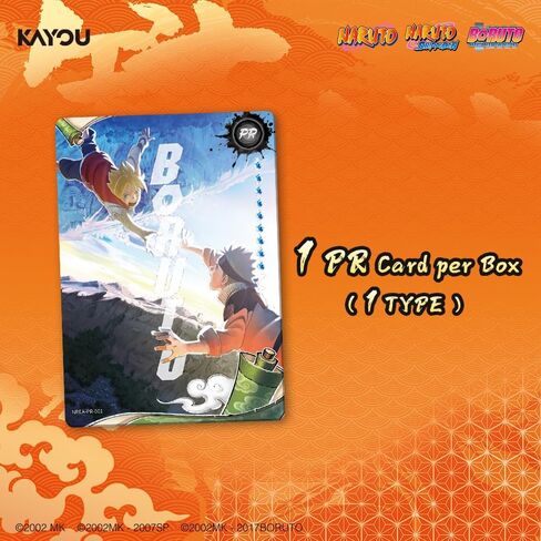 KAYOU Naruto Collectible Cards Earth Scroll Series 1, English NA Edition Booster Box with PR Card in Saudi Arabia