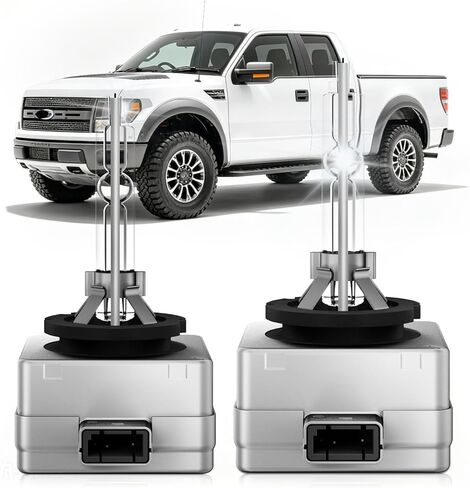 EASY EAGLE D3S HID Xenon Headlight Bulbs Fit for Ford F150 2013 2014 6000K Cool White High & Low Beam Replacement Bulb 35W, Pack of 2 in Saudi Arabia