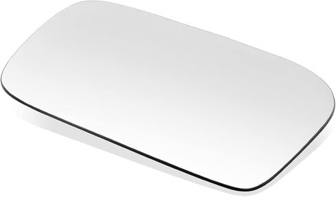 Auto Dynasty - Factory Style Flat Side View Mirror Glass Lens Compatible with Nissan NX Sentra 1991-1994, Driver Left Side, Silver Reflective in Kuwait