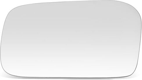 Auto Dynasty - Factory Style Flat Side View Mirror Glass Lens Compatible with Nissan NX Sentra 1991-1994, Driver Left Side, Silver Reflective in Kuwait