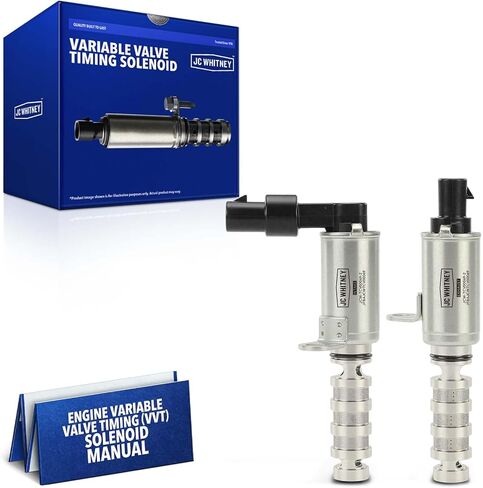 JC Whitney JFBAJCWTCV00069 Set of 2 Intake & Exhaust Engine Variable Valve Timing Solenoids (VVT) - Compatible with Hyundai Elantra 12-20, Tucson 17-20, Kia Forte 14-20, Soul 12-20 - 1.8L 2.0L in Saudi Arabia
