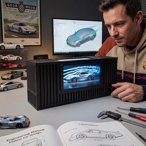 Desktop Wind-Tunnel Simulation - Mini Aerodynamic 1:64 diecast Cars Display Showcase for Car Enthusiasts & Collectors in Kuwait