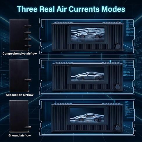 Desktop Wind-Tunnel Simulation - Mini Aerodynamic 1:64 diecast Cars Display Showcase for Car Enthusiasts & Collectors in Kuwait