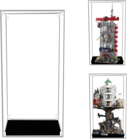 Acrylic Display Case for Lego 76417 Wizarding Bank 76178 Daily 16.14x16.14x33.46inch (41x41x85cm)(NOT Included The Model) in Saudi Arabia