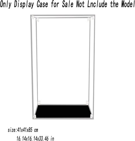 Acrylic Display Case for Lego 76417 Wizarding Bank 76178 Daily 16.14x16.14x33.46inch (41x41x85cm)(NOT Included The Model) in Saudi Arabia