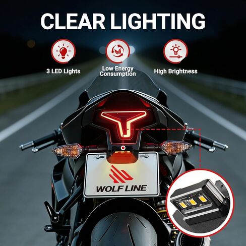 مزيل حاجز الدراجة النارية للنينجا ZX-10R ZX1000 2017-2026، دعامة لوحة الترخيص مع ضوء LED، حامل لوحة ترخيص مرتب بذيل الدراجة النارية in Kuwait