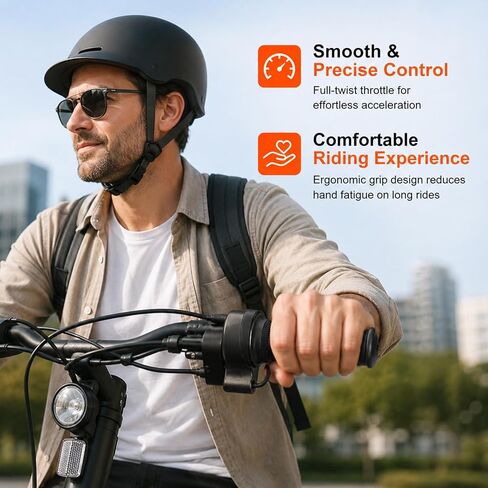 1 Set Full Twist Throttle,E Bike Mods,3 Pin Full Twist Throttle,Suitable for Full Twist Throttle Electric Bicycles,Scooters,Motorcycles and Power Sports Vehicles Full Twist Throttle 3 Pin in Saudi Arabia