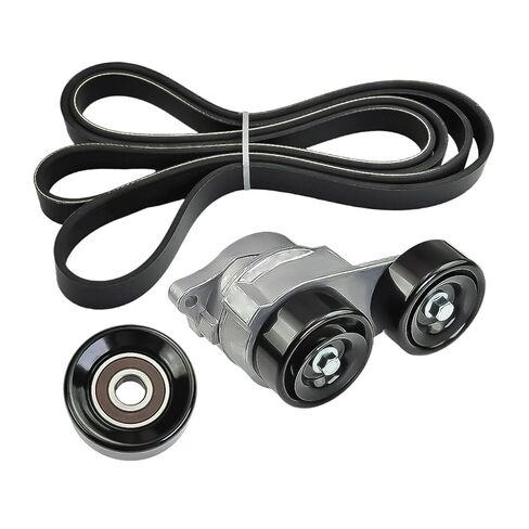 Engine Serpentine Belt, Tensioner & Idler Pulley Drive Kit, for Honda Accord 03-10, Odyssey 05-10, Pilot 05-08, Ridgeline 06-11 | Acura MDX 03-13, TL 04-08, ZDX 10-12 in Saudi Arabia