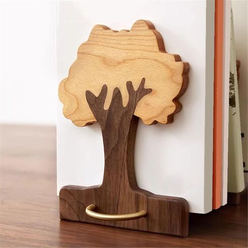 Bookshelf Simple Tree Open Dual Zone Bookshelf Retractable Home Wooden Desktop Storage Shelf for Living Room Home Office in Saudi Arabia