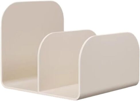 Bookshelf Minimalist PP Desktop Storage Shelf Divided Design Small Bookshelf for Living Room Home Office in Saudi Arabia