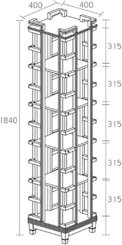 Bookshelf 360 Degree Rotating Bookshelf, Solid Wood Bookcase, Space Saving Floor Shelf for Living Room Home Office in Saudi Arabia
