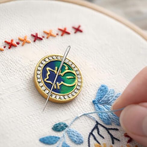 2Pack Magnetic Needle Minder for Embroidery, Cute Enamel Cat Needle Minder Magnet for Cross Stitch & Needlepoint, Strong Magnetic Needle Holder for Sewing Projects in Saudi Arabia