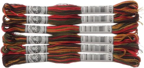 DMC Embroidery Floss Coloris - Jewel Circus (4507) - 6/Pkg in Kuwait